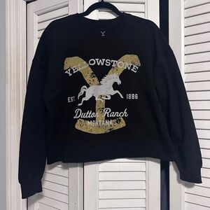 Black Yellowstone Dutton Ranch Sweatshirt